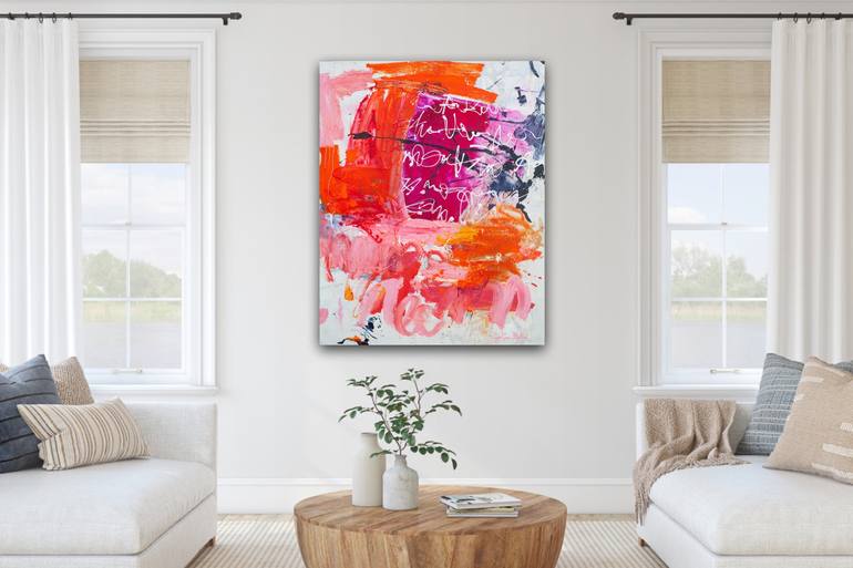 Original Abstract Expressionism Abstract Painting by Carolina Alotus