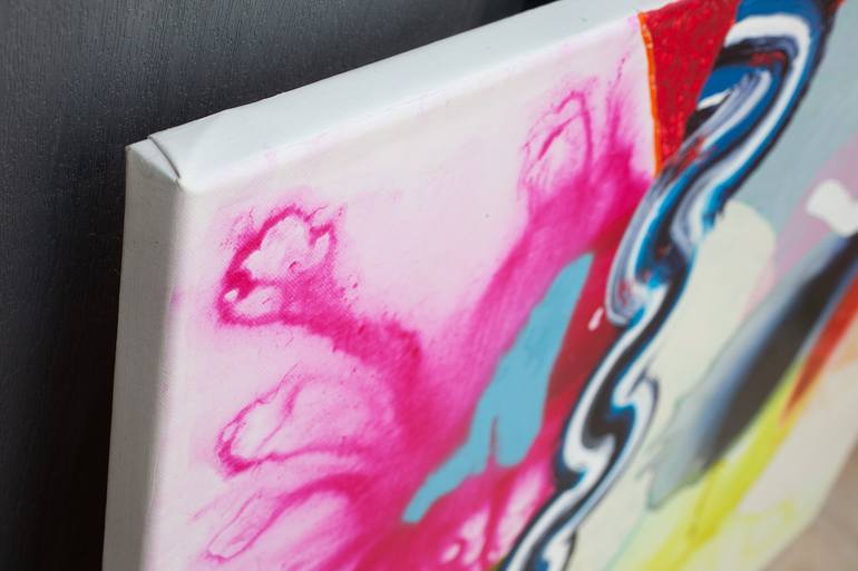 Original Abstract Expressionism Abstract Painting by Carolina Alotus