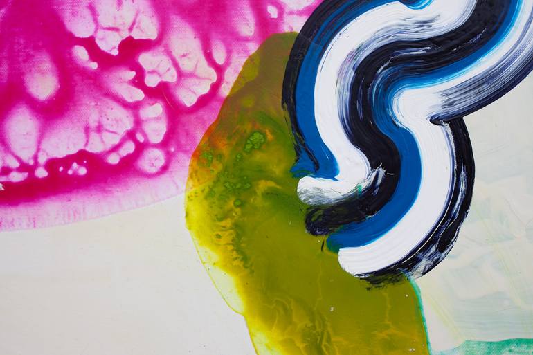 Original Abstract Expressionism Abstract Painting by Carolina Alotus