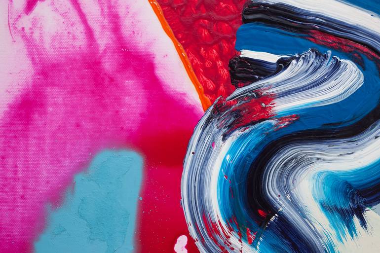 Original Abstract Expressionism Abstract Painting by Carolina Alotus