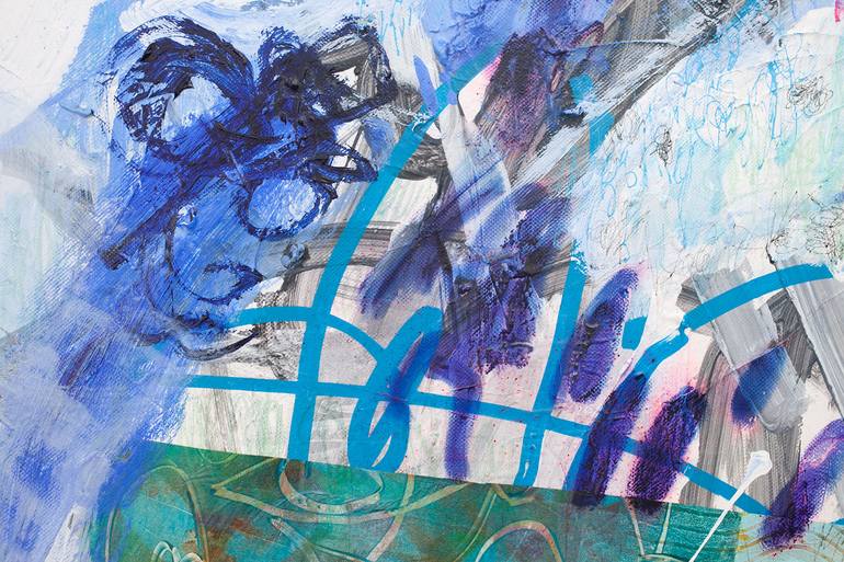 Original Abstract Expressionism Abstract Painting by Carolina Alotus