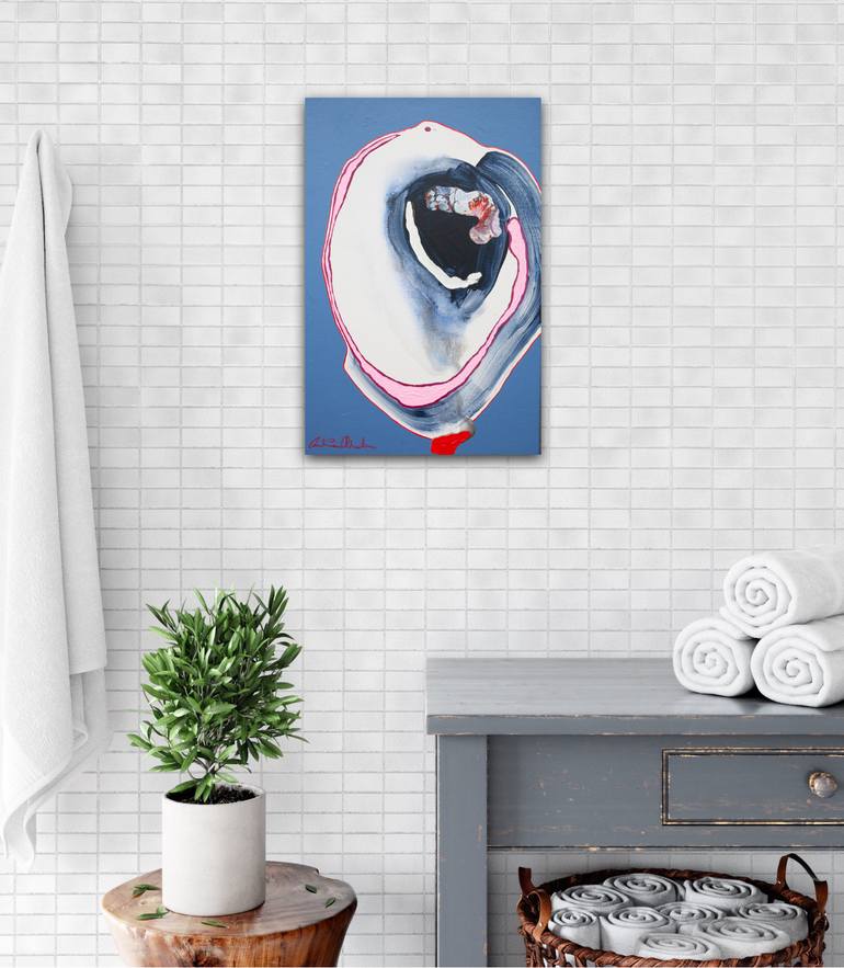 Original Abstract Expressionism Abstract Painting by Carolina Alotus