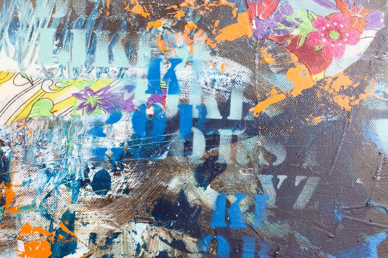 Original Abstract Expressionism Abstract Painting by Carolina Alotus