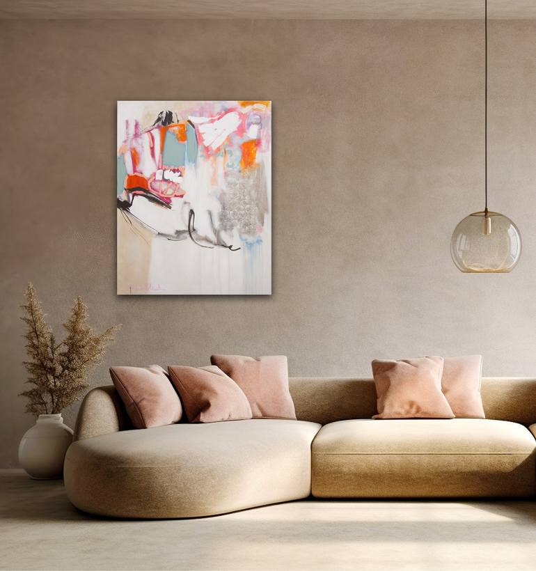 Original Abstract Expressionism Abstract Painting by Carolina Alotus