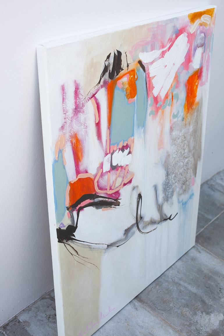 Original Abstract Expressionism Abstract Painting by Carolina Alotus