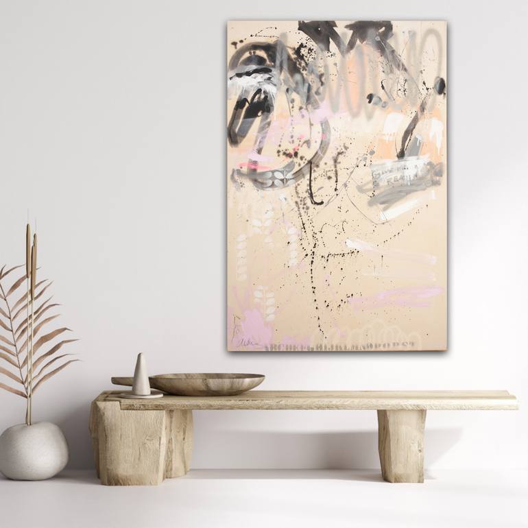 Original Abstract Expressionism Abstract Painting by Carolina Alotus