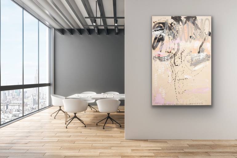 Original Abstract Expressionism Abstract Painting by Carolina Alotus