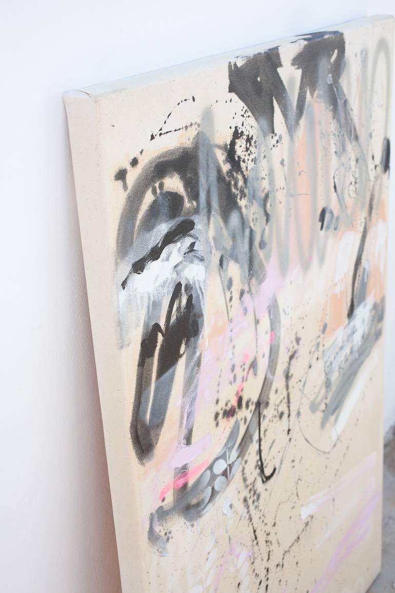 Original Abstract Expressionism Abstract Painting by Carolina Alotus