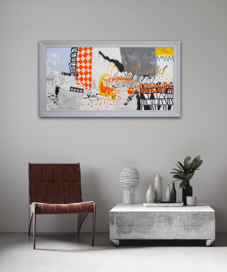 Original Abstract Expressionism Abstract Painting by Carolina Alotus