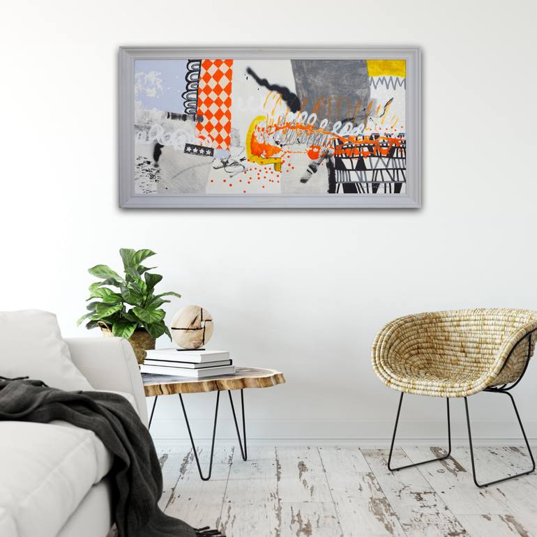 Original Abstract Expressionism Abstract Painting by Carolina Alotus