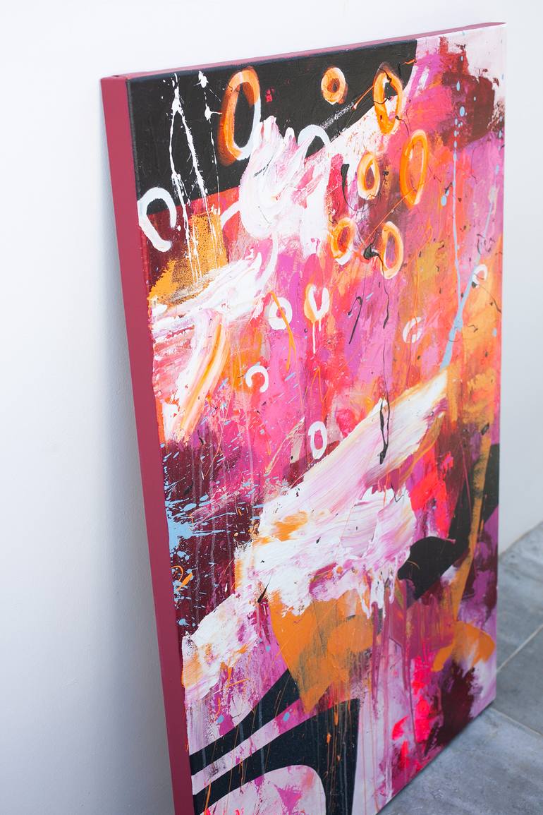 Original Abstract Expressionism Abstract Painting by Carolina Alotus