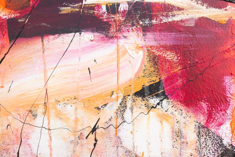 Original Abstract Expressionism Abstract Painting by Carolina Alotus