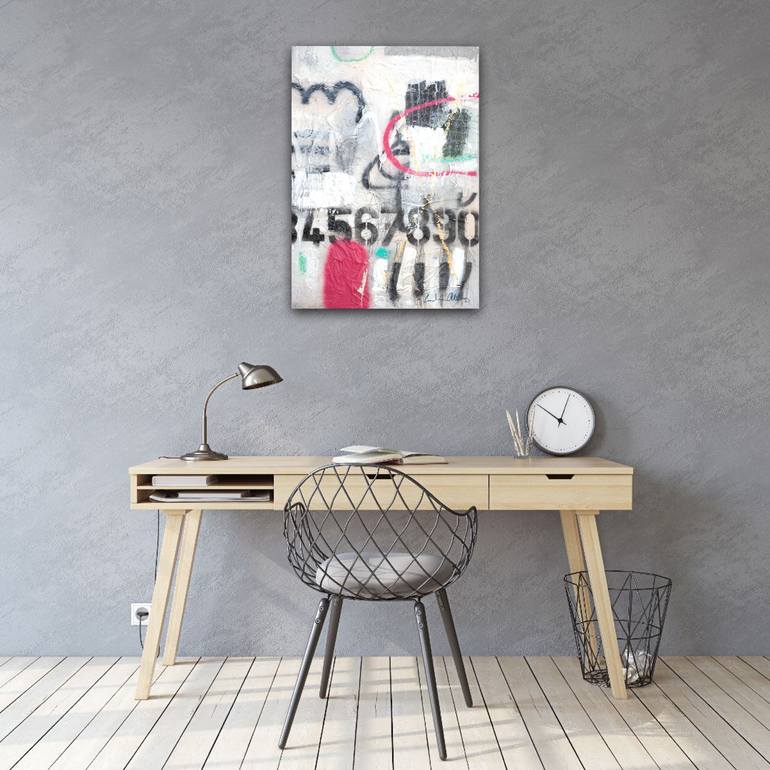 Original Abstract Expressionism Abstract Painting by Carolina Alotus