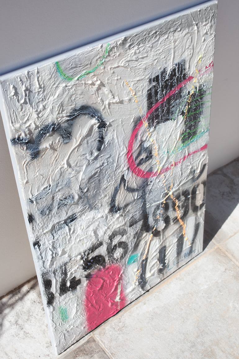 Original Abstract Expressionism Abstract Painting by Carolina Alotus