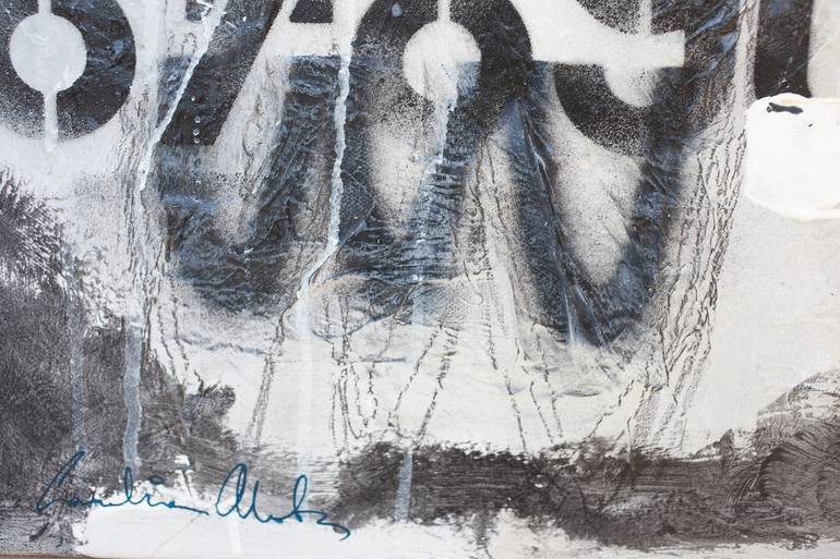 Original Abstract Expressionism Abstract Painting by Carolina Alotus