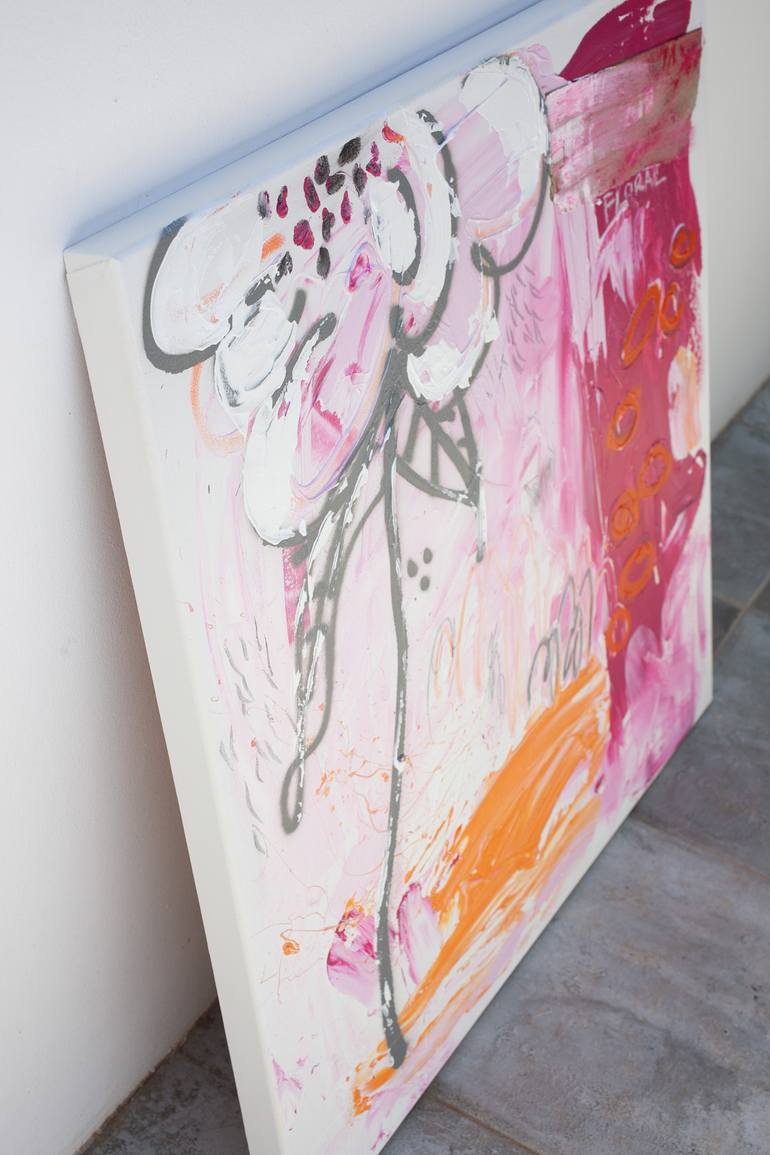 Original Abstract Expressionism Abstract Painting by Carolina Alotus