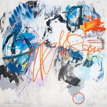 Original Abstract Expressionism Abstract Painting by Carolina Alotus