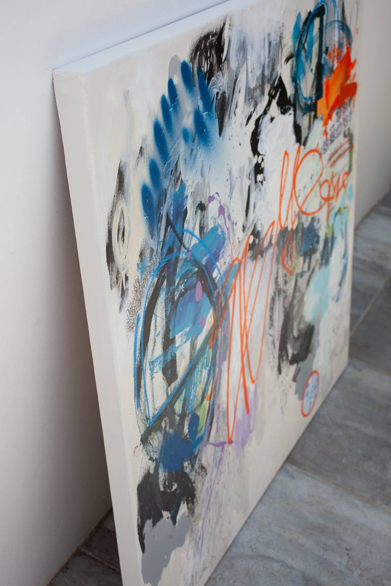 Original Abstract Expressionism Abstract Painting by Carolina Alotus