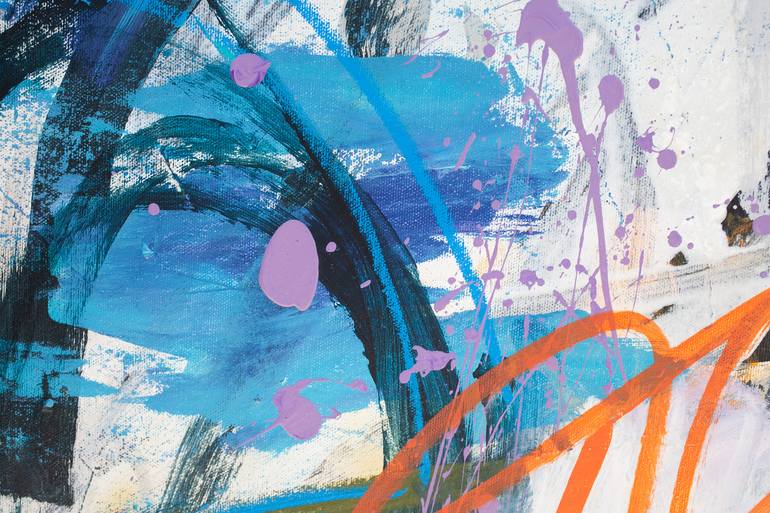 Original Abstract Expressionism Abstract Painting by Carolina Alotus