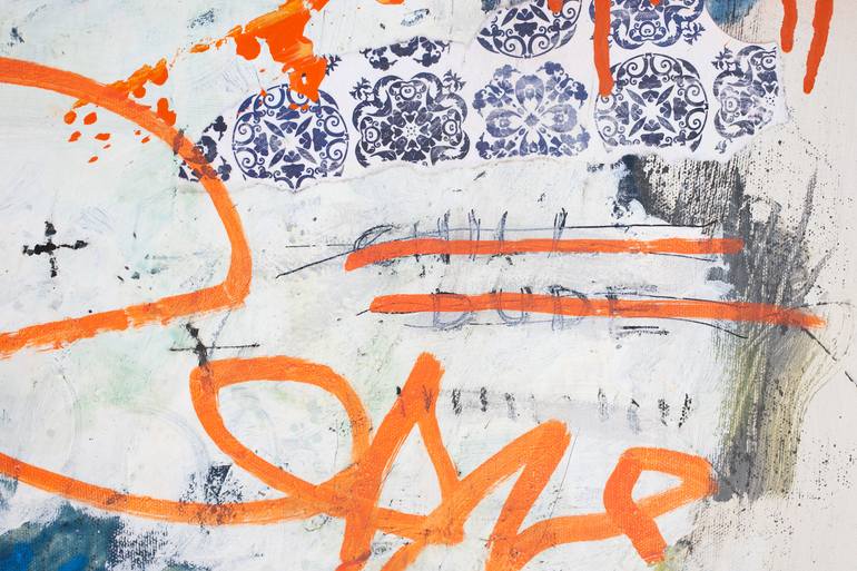 Original Abstract Expressionism Abstract Painting by Carolina Alotus