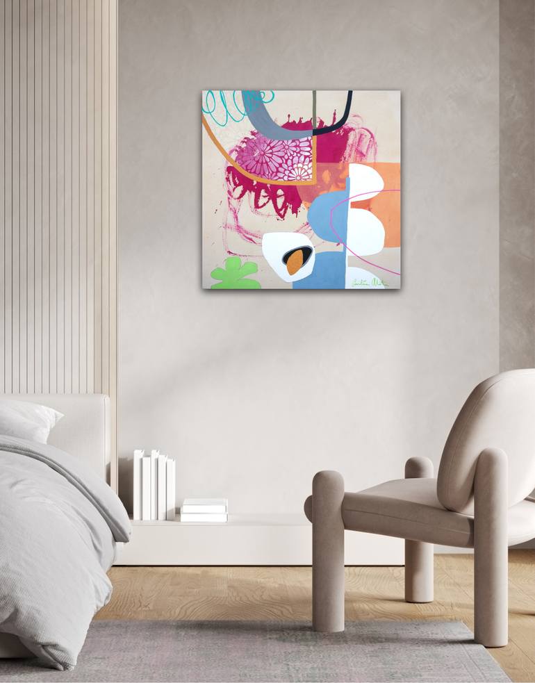 Original Abstract Expressionism Abstract Painting by Carolina Alotus