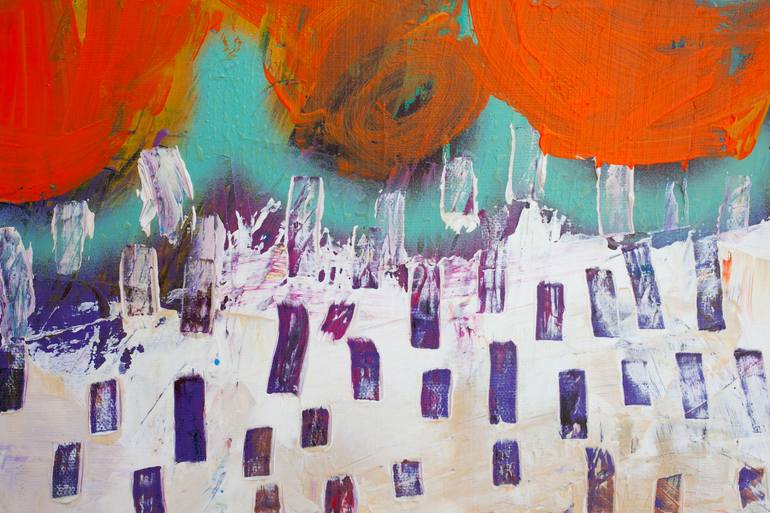 Original Abstract Expressionism Abstract Painting by Carolina Alotus
