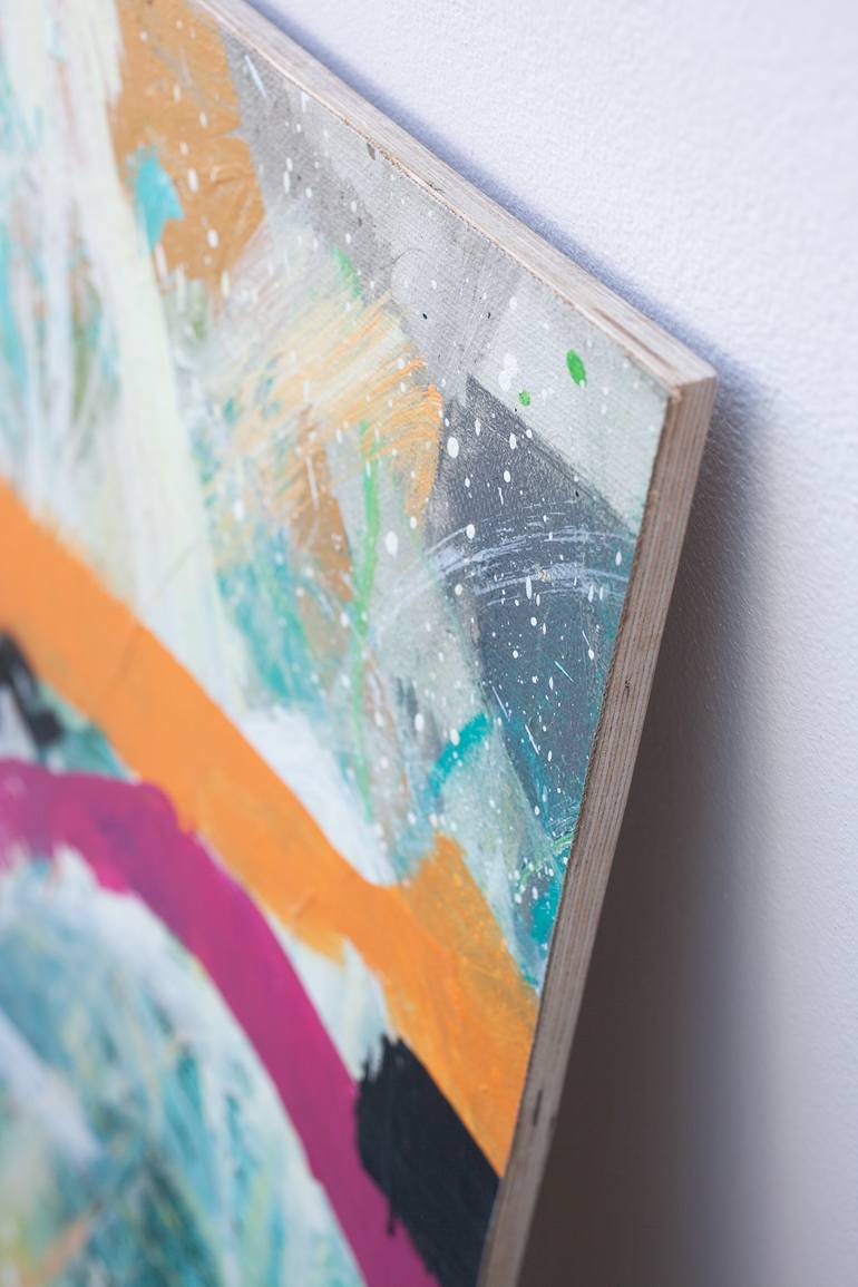 Original Abstract Expressionism Abstract Painting by Carolina Alotus