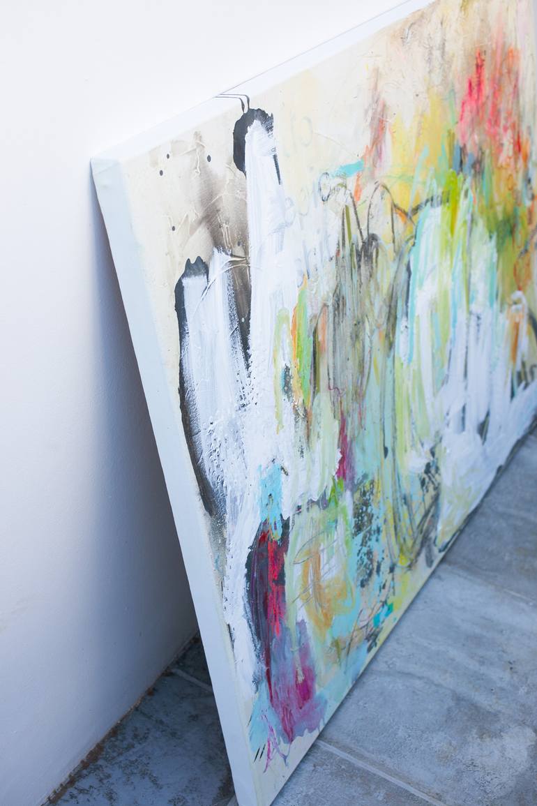 Original Abstract Expressionism Abstract Painting by Carolina Alotus
