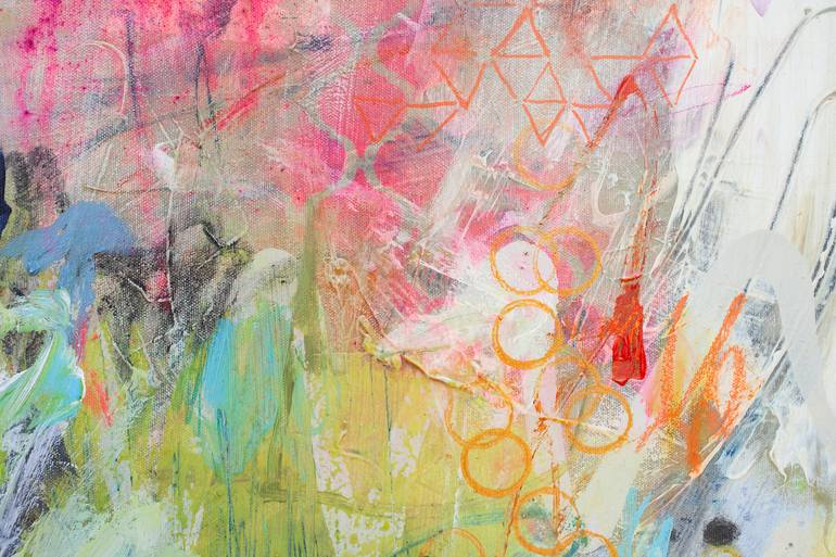 Original Abstract Expressionism Abstract Painting by Carolina Alotus