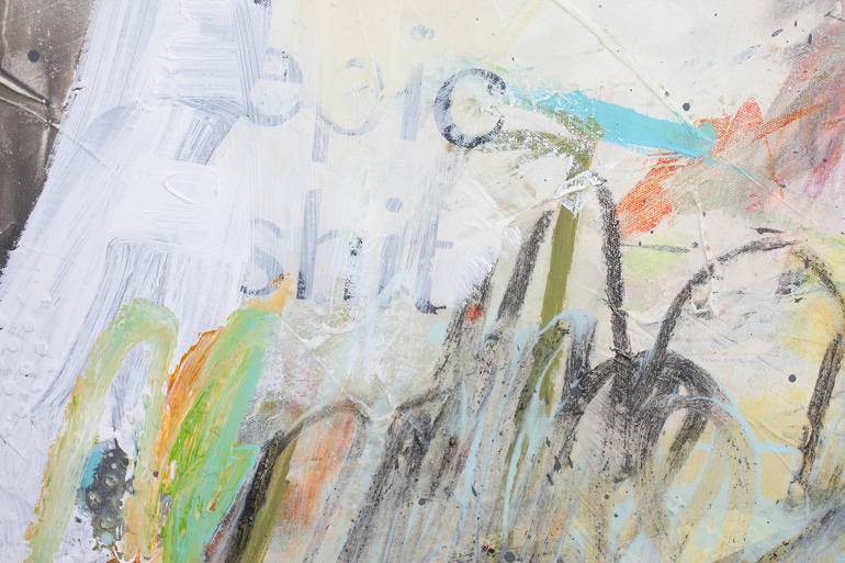 Original Abstract Expressionism Abstract Painting by Carolina Alotus