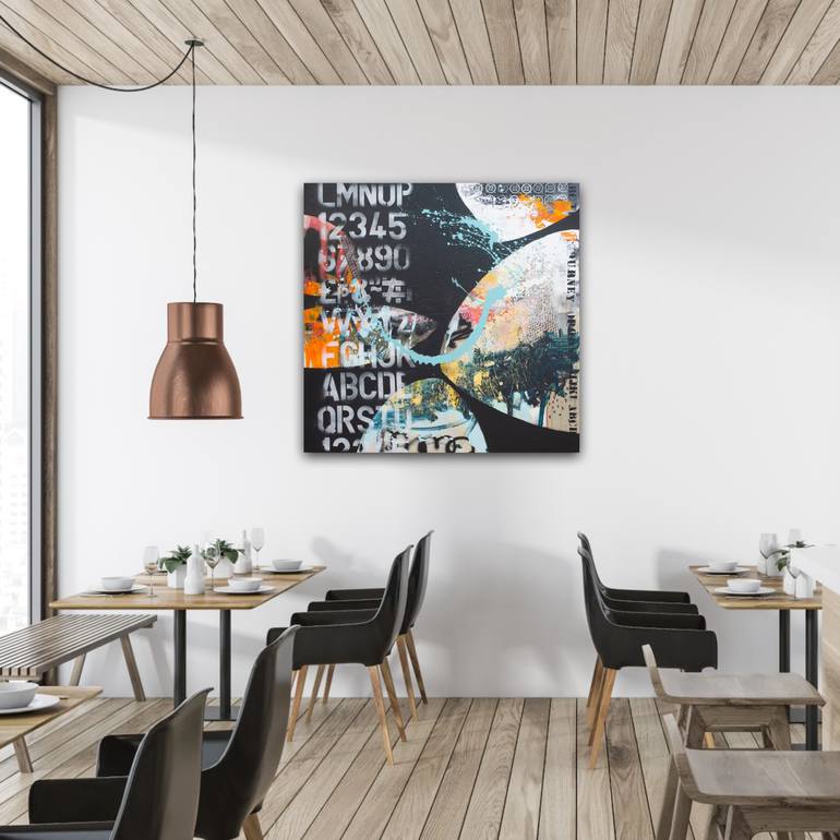 Original Abstract Expressionism Abstract Painting by Carolina Alotus