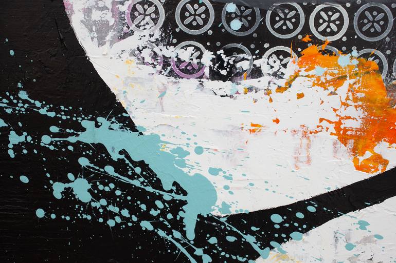 Original Abstract Expressionism Abstract Painting by Carolina Alotus