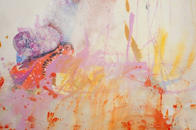 Original Abstract Expressionism Abstract Painting by Carolina Alotus