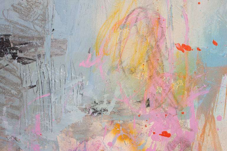 Original Abstract Expressionism Abstract Painting by Carolina Alotus
