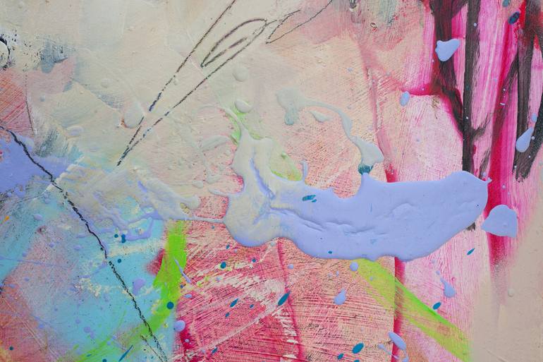 Original Abstract Expressionism Abstract Painting by Carolina Alotus