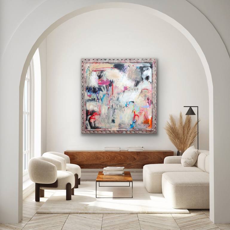 Original Abstract Expressionism Abstract Painting by Carolina Alotus