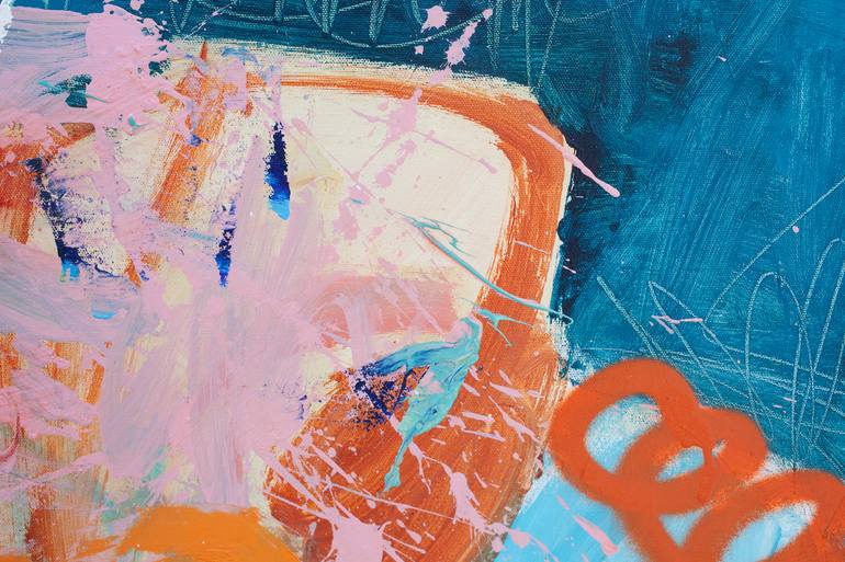 Original Abstract Expressionism Abstract Painting by Carolina Alotus