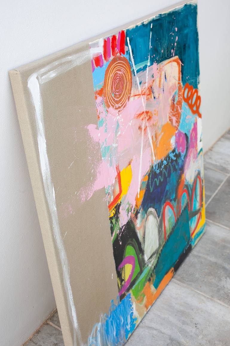 Original Abstract Expressionism Abstract Painting by Carolina Alotus