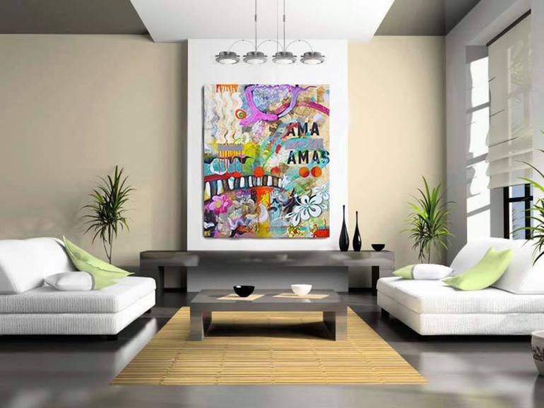 Original Abstract Painting by Carolina Alotus