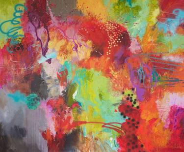 Print of Abstract Expressionism Abstract Paintings by Carolina Alotus