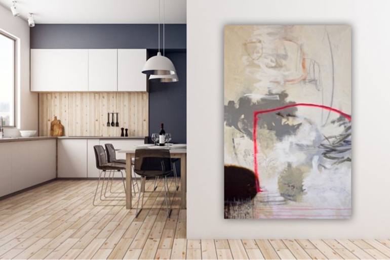 Original Abstract Expressionism Abstract Painting by Carolina Alotus