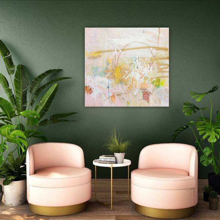Original Abstract Expressionism Abstract Painting by Carolina Alotus
