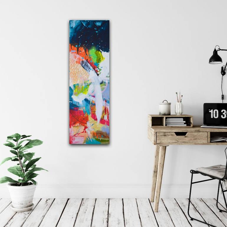 Original Abstract Expressionism Abstract Painting by Carolina Alotus