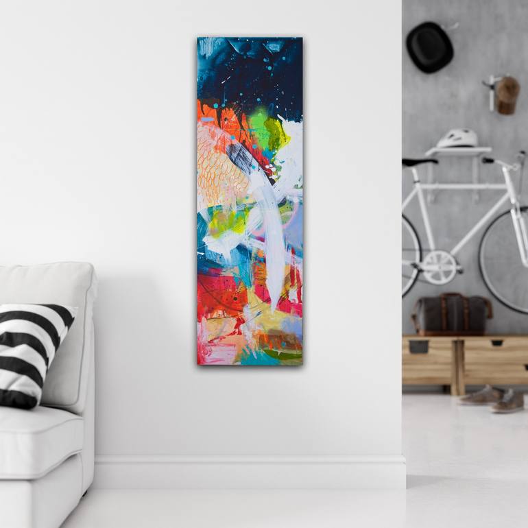 Original Abstract Expressionism Abstract Painting by Carolina Alotus