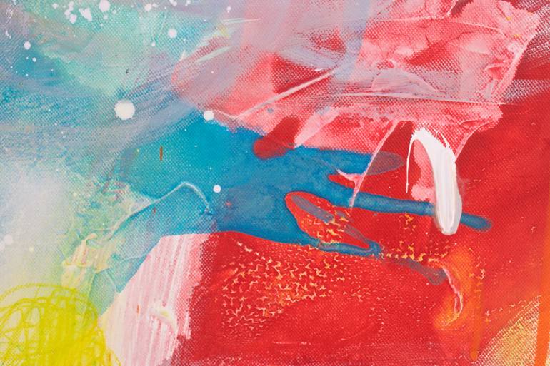 Original Abstract Expressionism Abstract Painting by Carolina Alotus