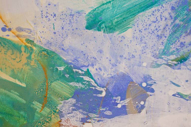 Original Abstract Expressionism Abstract Painting by Carolina Alotus