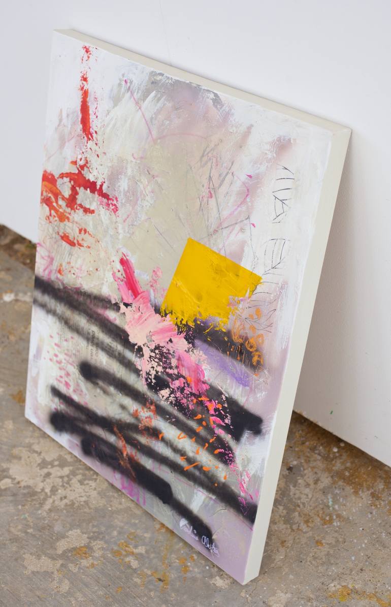 Original Abstract Expressionism Abstract Painting by Carolina Alotus