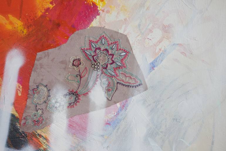 Original Abstract Expressionism Abstract Painting by Carolina Alotus