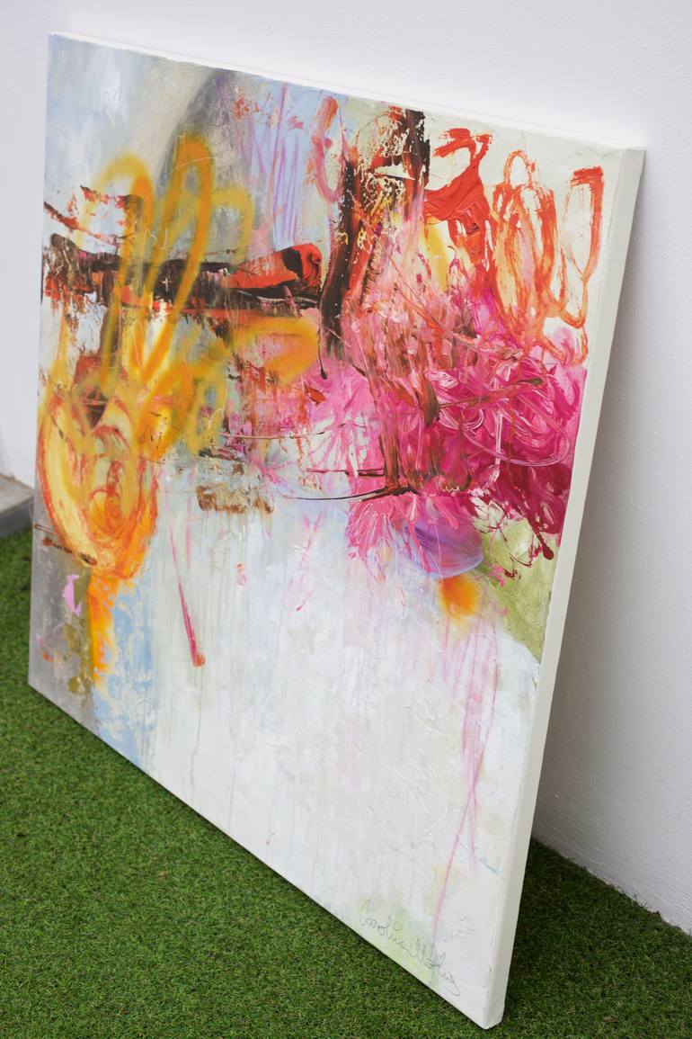 Original Abstract Expressionism Abstract Painting by Carolina Alotus