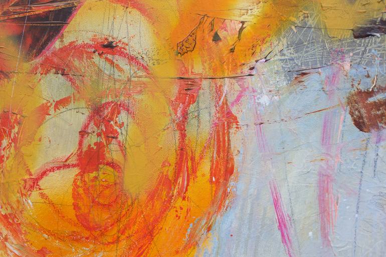 Original Abstract Expressionism Abstract Painting by Carolina Alotus